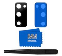 MMOBIEL - Lente de Cristal para cámara Trasera Compatible con Samsung Galaxy S20 FE / S20 FE 5G 2020 con Doble Cara, Adhesivo Pinzas y paño incluidos, Color Negro