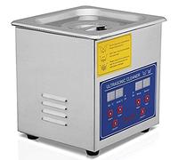 MMOBIEL Limpiador ultrasónico para limpieza digital de joyas con calefacción y temporizador ajustable 0 - 30 minutos - Limpiador ultrasónico para joyas, gafas, herramientas dentales, equipos de