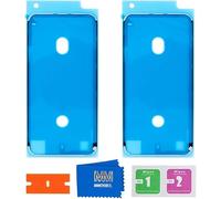 MMOBIEL - Pegatina adhesiva precortada impermeable compatible con iPhone SE 2022 / SE 2020/8 4,7 pulgadas, marco LCD (blanco)