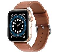 MMOBIEL Pulsera de Cuero Compatible con Apple Watch 42mm 44mm 45mm 49mm - Pulsera de Cuero Recambio Compatible con iWatch Ultra / 2 SE, Series 9 8 7 6 5 4 3 2 1