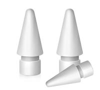 MMOBIEL Puntas de Lápiz Compatible con Apple Pencil de 1.ª y 2.ª Generación - 3 Piezas - Puntas de Repuesto Compatible con Apple Pencil - Puntas de Lápiz de Repuesto - Blanco