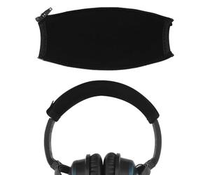 MMOBIEL Repuesto Protector de Diadema Auricular con Cojín Compatible con Bose QuietComfort QC15 QC2 (Negro)