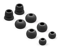 MMOBIEL Set de Gomas Almohadillas de Silicona para Auriculares Internos - 4 Pares Negro