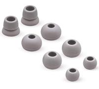 MMOBIEL Set de Puntas de Goma/Almohadillas Auriculares internos de Silicon (Silicona) para Powerbeats 2/3 Monsterbeats Inalámbricos Beats by Dre audífonos 4 Pares (Gris)