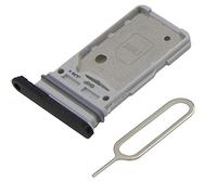 MMOBIEL Bandeja de Tarjeta Porta Dual Sim Ranura Compatible con Samsung Galaxy S21 Ultra / S21 Plus - 6.8 Inch - 2021 - Soporte de la Ranura SIM - Incluye Junta de Goma y Sim Pin (Negro)