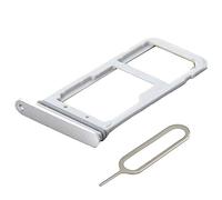 MMOBIEL Soporte para tarjetas SIM compatible con Samsung Galaxy S7 2016 - Bandeja SIM - Incluye SIM Pin - Plata