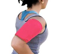 MMOBIEL Soporte Teléfono para Correr Elástico - Talla L - 12-15 Pulgadas Circunferencia del Brazo - Brazalete Deportivo Soporte de Teléfono para Correr, Ciclismo y Otros Deportes - Rosa