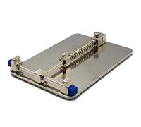 MMOBIEL Soporte universal para PCB PCB, herramienta de reparación, juego de soldadura, acero inoxidable, 13,5 x 9 cm