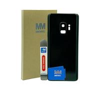 MMOBIEL Tapa Bateria/Carcasa Trasera con Lente de Cámara Compatible con Samsung S9 G960 5.8 Pulg. (Negro Medianoche)