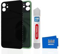 MMOBIEL Tapa Trasera Compatible con iPhone 11 de 6.1 Pulgadas, Color Negro, Incluye Herramienta de Apertura y Adhesivo