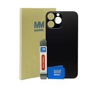 MMOBIEL Tapa Trasera Compatible con iPhone 13 Pro MAX - 6.7 Inch - 2021 - Parte Trasera Vidrio - Graphite/Negro - Incluyendo la Herramienta de Apertura