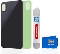 MMOBIEL Tapa Trasera de Vidrio Real de Reemplazo Compatible con iPhone XS 5.8 pulg. (Gris Espacial), Incl. Herramientas