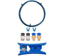 MMOBIEL Tubo de PTFE Bowden para Impresora 3D de 1m XS Series, Filamento de 1,75 mm Compatible con Ender 3 V2/Pro/5, CR-10/10S 20 - Incluye 2x PC4-M10 Encajar y Cortar