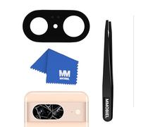 MMOBIEL Vidrio para Lente Cámara Trasera Compatible con Google Pixel 8 - Cristal de la Objetivo Posterior Reemplazo - Incluye Adhesivo de Doble Cara, Pinza y Paño