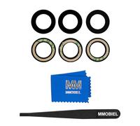 MMOBIEL Vidrio para Lente Cámara Trasera Compatible con Samsung Galaxy S24 Plus - Cristal de la Objetivo Posterior Reemplazo - Incluye Adhesivo de Doble Cara, Pinza y Paño