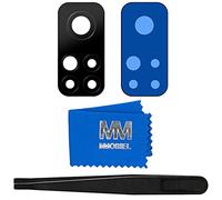 MMOBIEL Vidrio para Lente Cámara Trasera Compatible con Xiaomi Mi 10T / Mi 10T Pro 5G - Cristal de la Objetivo Posterior Reemplazo - Incl. Pinzas y Limpiador
