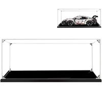 MMOC Vitrina de acrílico para LG 42096 Technic Porsche 911 RSR, Cubierta, Resistente al Polvo, miniaturas, construcción de maquetas (2 mm)