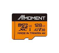 MMOMENT Tarjeta Micro SD Lite de 128 GB, A2, UHS-I, U3, V30, compatible con clase 10, lectura secuencial máxima MicroSDXC de hasta 100 MB/s, escritura secuencial máxima de hasta 85 MB/s, adaptador SD