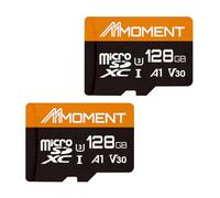 MMOMENT Tarjeta micro SDXC de 128 GB, compatible con A1, UHS-I, U3, V30, Class10, velocidad de lectura de hasta 95 MB/s, velocidad de escritura de hasta 60 MB/s, adaptador SD incluido