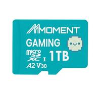 MMOMENT Tarjeta micro SDXC para juegos de 1 TB, A2, UHS-I, U3, V30, clase 10, velocidad de lectura de hasta 170 MB/s, velocidad de escritura de hasta 170 MB/s, adaptador SD incluido (MM23 PRO)