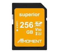 MMOMENT Tarjeta SD de tamaño completo de 256 GB UHS-I U3 V30 Clase 10 SDXC de alta velocidad, hasta 95 MB/s de lectura, 70 MB/s de escritura, compatible con cámara DSLR, videocámara, portátil, video
