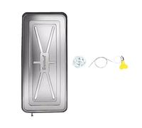 MMOU Bandeja De Goteo para Aire Acondicionado Bandeja Drenaje Condensado Recolección De Agua para Unidad Interior/Exterior Kit De Drenaje De Aire Acondicionado (Size : 1-2P : 84 * 38 * 3CM)