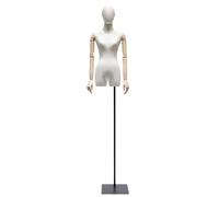 MMOU Maniqui Mujer Busto con Cabeza Emparejado con Una Delicada Clavícula, USA Metal para Construir La Base, Maniquí Costura para Ropa, Vestidos, Joyas, Exhibición de Costura (Size : Black Rectangle)