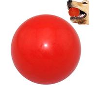 MMSGA Pelota de Caucho Natural para Perros Juguetes Perro para Masticadores Agresivos,Pelota de Adiestramiento de Perros，Pelota de Goma Maciza Elástica, 7 CM, Roja…