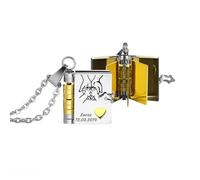 MMXX Collar para Mi Hija Colgante de Acero Inoxidable que se Abre con 6 Páginas de Texto Personalizado Regalos de Mamá para Tu Hija Collar de Libro para Nieta Esposa -A2