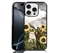 MMYAJT Hay un fantasma en el campo de girasoles para iPhone 16 Pro