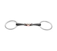 MMYUAK Bocado para Caballos Anillo Suelto Flexible de 125mm, Anillo de Broca de Serpiente de Caballo, Rodillo de Cobre de Acero Inoxidable, Accesorios for equitación Ecuestre