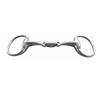 MMYUAK Bocado para Caballos Broca de Caballo, Filete de Acero Inoxidable, Broca de Boca de Entrenamiento, Rodillo de Cobre, bordillo de Boca articulado(3)
