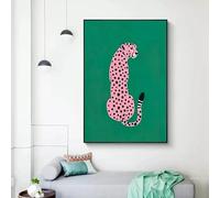 MMZBYAN Cuadro decorativo de estilo nórdico para restaurante, plantas verdes, sala de estar, moderno, núcleo de pintura en lienzo de 50 x 70 cm