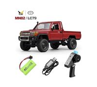(MN82 1B Rojo) MN82 1:12 Escala Completa Modelo MN Versión RTR Coche RC 2.4G 4WD 280 Motor Proporcional