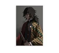 MNABSO Anime Demon Slayer Tomioka Giyuu Character Art Poster Pintura Decorativa Lienzo Arte de Pared Salón Póster Dormitorio Pintura 40 x 60 cm (40 x 60 cm)