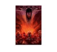 MNABSO Attack on Titan Classics Art Poster Pintura Decorativa Lienzo Arte Mural Salón Póster Dormitorio Pintura 24 x 36 Pulgadas (60 x 90 cm)