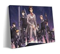 MNABSO Attack on Titan Comics Arte Colectivo Arte Mural Impresión Imagen Moderna Decoración para Habitación Familiar 20 x 30 Pulgadas (50 x 75 cm)