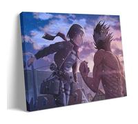 MNABSO Attack on Titan Comics Eren Yeager Fan Art Poster Pintura Decorativa Lienzo Arte de Pared Salón Póster Dormitorio Pintura 24 x 36 Pulgadas (60 x 90 cm)