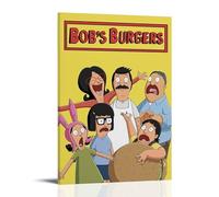 MNABSO Bob's Burgers Anime Rol Póster Arte Colectivo Pintura Decorativa Lienzo Arte Mural Salón Póster Dormitorio Pintura 08 x 12 pulgadas (20 x 30 cm)