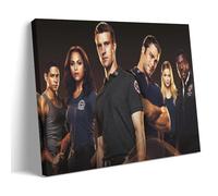 MNABSO Chicago Fire Characters Arte Colectivo Arte Mural Impresión Imagen Moderna Habitación Familiar Decoración 40 x 60 cm (40 x 60 cm)