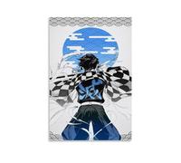 MNABSO Demon Slayer Anime Character Kamado Tanjirou Póster de Carácter Póster Pintura Decorativa Lienzo Arte de Pared Salón Póster Dormitorio Pintura 08 x 12 pulgadas (20 x 30 cm)