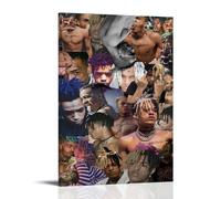 MNABSO Star Xxxtentacion Póster de Arte Colectivo Pintura Decorativa Lienzo Arte Mural Salón Póster Dormitorio Pintura 20 x 30 Pulgadas (50 x 75 cm)