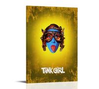 MNABSO Tank Girl Color Art Mural Impresión de Imagen Moderna Habitación Familiar Decoración 16 x 24 Pulgadas (40 x 60 cm)