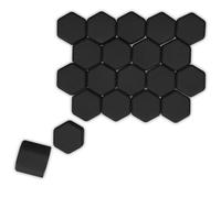 MNBHJGR 20pcs Tapas para Tuercas, para 2015-2019 Dodge Challenger Tapones Tornillos Ruedas Coche, Tapas para Tuercas de Rueda,21mm