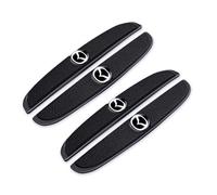 MNBHJGR 4 Piezas Protector Puertas Coche Tiras de Protección, para Mazda CX30 CX-30 2019-2023 2024 Evitar Golpes y Arañazos,Pegatinas Protectoras,A Black