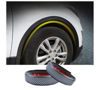 MNBHJGR 4 Tiras para Cejas para neumáticos de Ruedas de Coche, para Ford Fiesta MK6 MK7 Mondeo MK3 MK4 MK5 Escape Paso de Rueda Protector Accesorio de Fender Flares,B Carbon Fiber