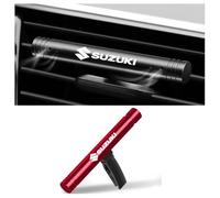 MNBHJGR Ambientador de Coche, para Suzuki Grand Vitara XL-7 Jimny Samurai Sidekick Wagon Ignis Swift SX4 S-Cross Purificador de Aire Fragancia sólida y portátil Larga duración Decorativos,B Red