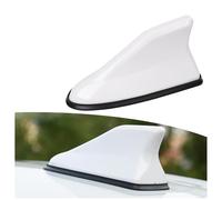 MNBHJGR Antena Aleta Tiburon, para Opel Crossland/Corsa B/Corsa D/Corsa E/Corsa E/Corsa F Coche Techo Superior Am/FM Radio Antena Aleta de tiburón Antena Universal de señal,B White