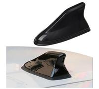 MNBHJGR Antena Aleta Tiburon, para VW Taigo 2021-2023 2024 Coche Techo Superior Am/FM Radio Antena Aleta de tiburón Antena Universal de señal,A Black