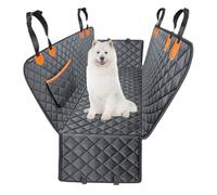 MNBHJGR Funda Coche Perro Asiento Trasero, para Nissan Qashqai J12 J11 J10 J11 J12 +2 2006-2023 2024 Resistente y Impermeable, Antideslizante, Protector Coche Perros Asiento Trasero,B Orange